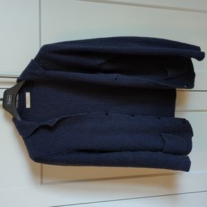 Cardigan blazer navy blue medium